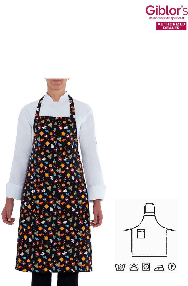 Ποδιά Σεφ Πολύχρωμη - Parigi Αpron