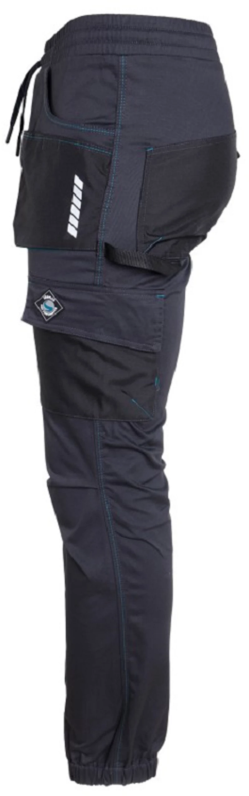 Ελαστικό Παντελόνι Εργασίας Σκούρο Γκρι - Revolt Sport Pants Dark Grey