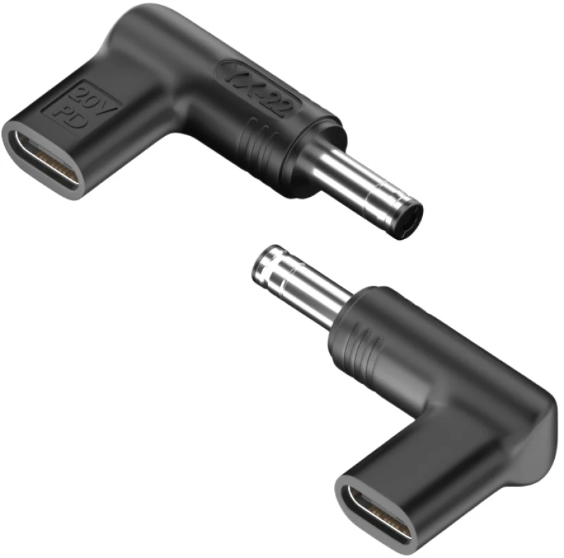 POWERTECH αντάπτορας τροφοδοσίας YX-22, USB-C σε Lenovo 4x1.7mm, μαύρος