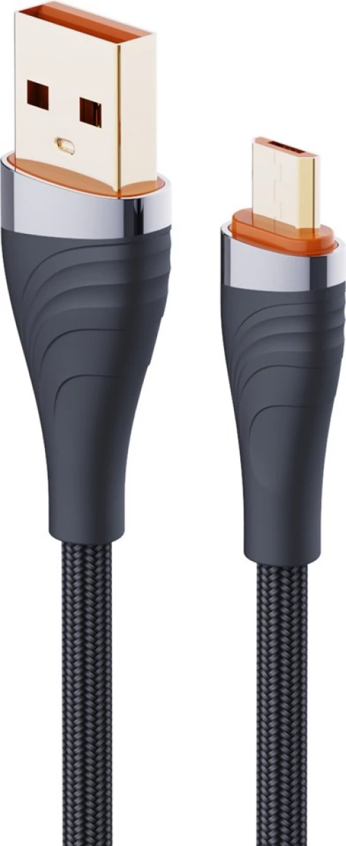 LDNIO καλώδιο micro USB σε USB LS691, 30W, 1m, γκρι