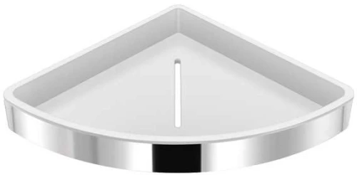 Σπογγοθήκη  Γωνιακή με Αποσπώμενη Πλαστική Θήκη Sanco 0336-A03 22.5x16.5x2.5εκ., Χρώμιο