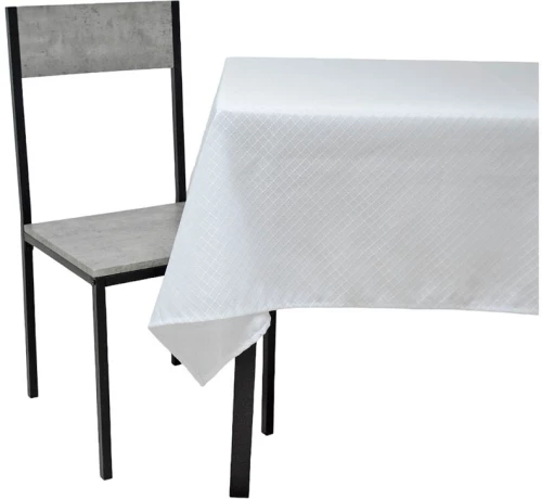 ΤΡΑΠΕΖΟΜΑΝΤΗΛΟ ΖΑΚΑΡ ΑΛΕΚΙΑΣΤΟ ΛΕΥΚΟ 140x180εκ. ANKOR