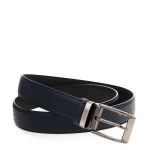 Bigshoes 157/396 Δερμάτινη Ζώνη Μπλε