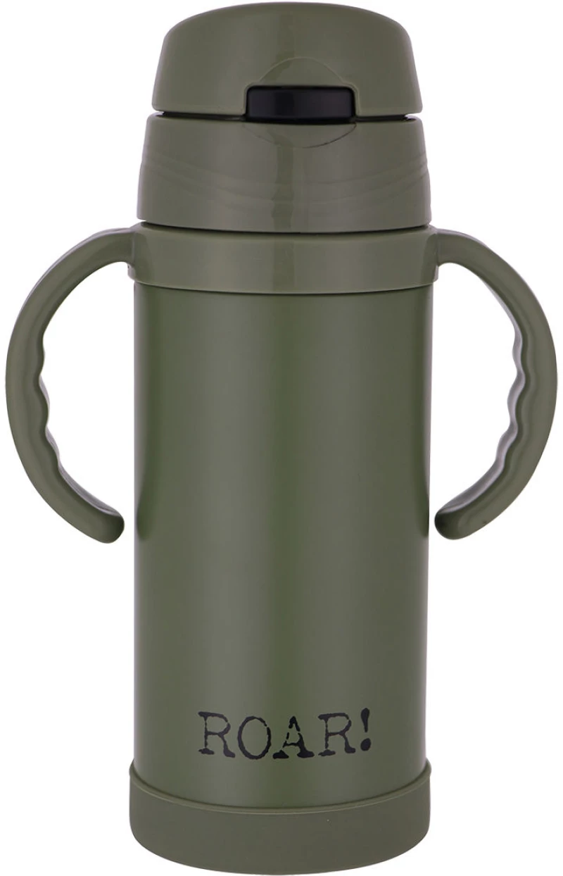 ESTIA ΘΕΡΜΟΣ ΠΑΙΔΙΚΟ SLOGANS ΑΝΟΞΕΙΔΩΤΟ 350ml ROAR GREEN