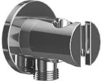 Παροχή σπιράλ ντους με βάση στήριξης ARTEMIS Chrome AC05003 KARAG