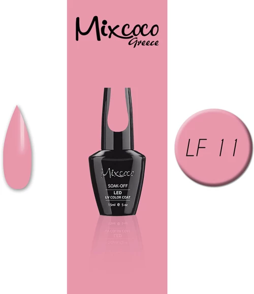 Mixcoco LF-11 Ημιμόνιμο Βερνίκι (Ροζ-Σάπιο-Μήλο) 15ml