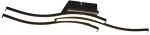 Φωτιστικό Οροφής RL Lighting Route R62473135 Μαύρο Ματ και Ξύλο MDF