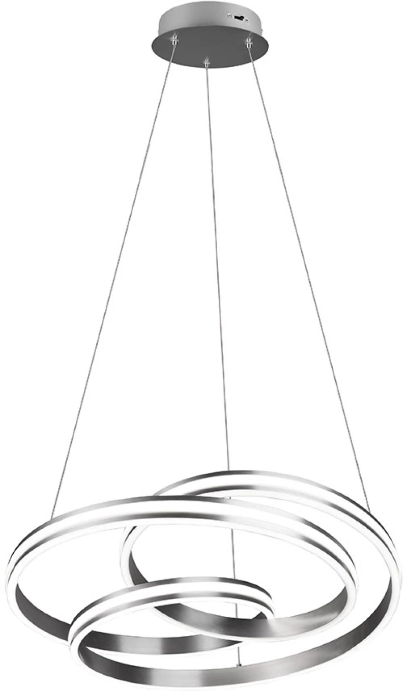 Φωτιστικό Κρεμαστό Trio Lighting Yara 326210107 Νίκελ Ματ
