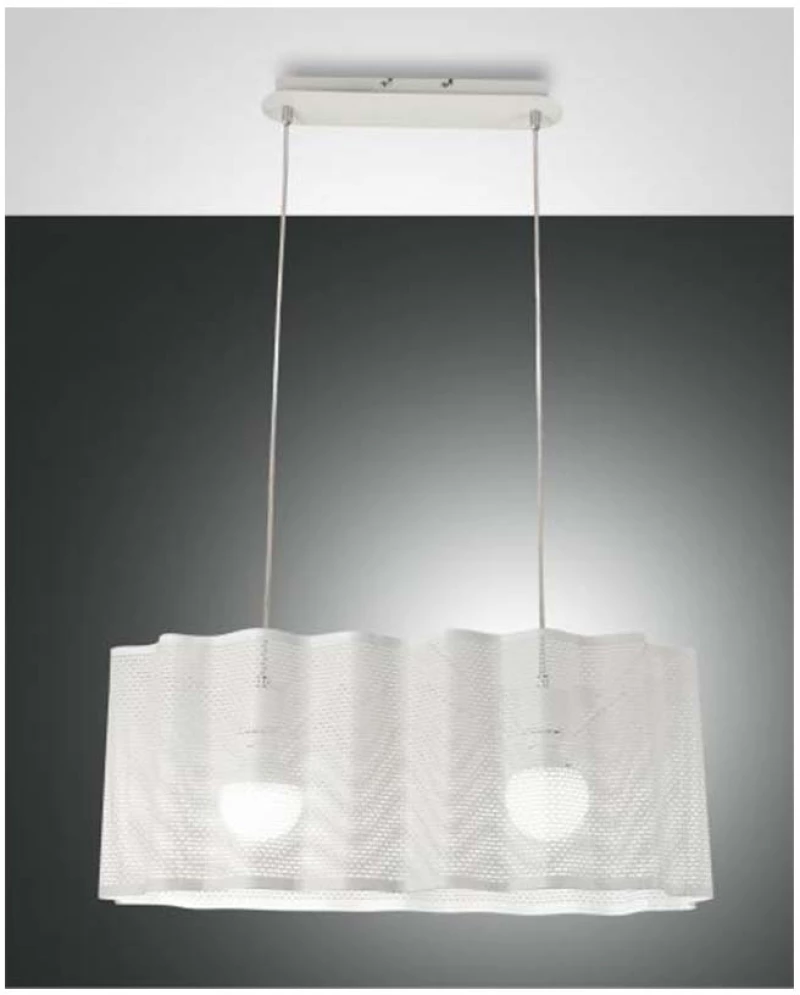 Φωτιστικό Κρεμαστό La Mia Luce Glicine 3581-45-102 Λευκό