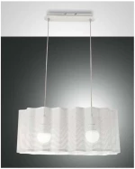 Φωτιστικό Κρεμαστό La Mia Luce Glicine 3581-45-102 Λευκό