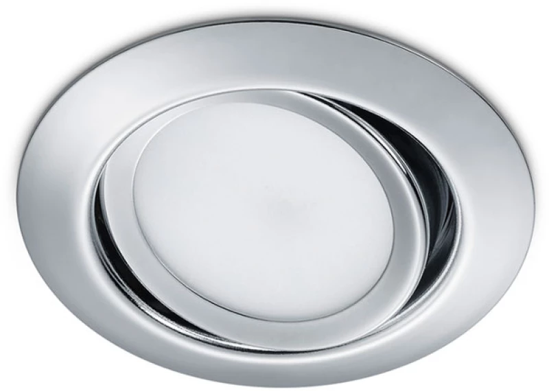 Φωτιστικό Σποτ Χωνευτό Κινητό Trio Lighting Rila 650310106 Χρώμιο
