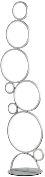 Φωτιστικό Δαπέδου Ondaluce Pt.Pois/Silver Ασημί