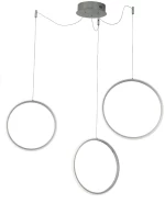 Φωτιστικό Κρεμαστό Ondaluce So.Circus/Silver Ασημί