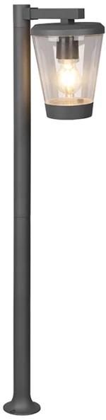 Κολόνα Εξωτερικού Χώρου Trio Lighting Cavado 411060142 Ανθρακί
