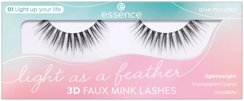 Essence Light As a Feather 3D Faux Mink Lashes | 01 Light Up Your Life