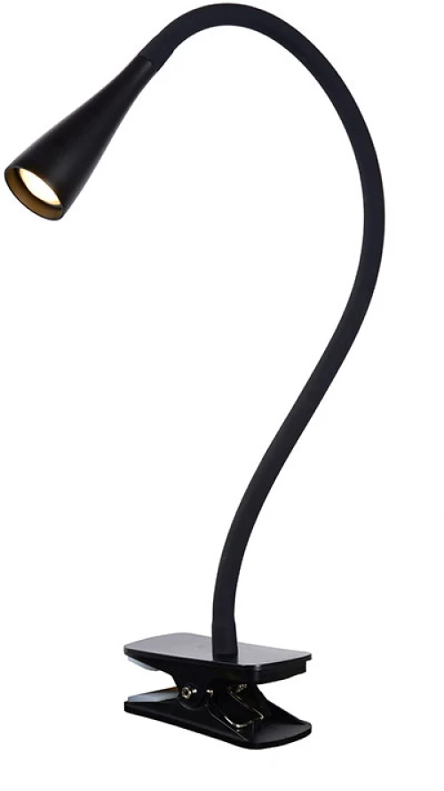 Φωτιστικό Clip-On Lucide Zozy 18256-03-30 Μαύρο Ματ