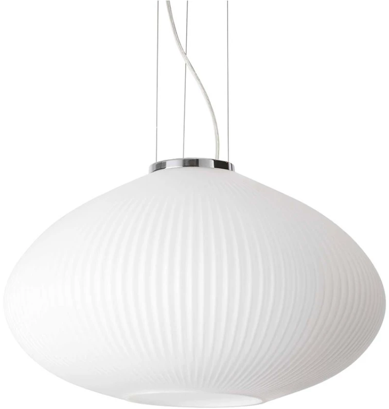 Κρεμαστό Φωτιστικό Ideal Lux Plisse 264523 Χρώμιο