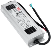 GloboStar® ELG-300-24A 90790 MEANWELL Αδιάβροχο Ρυθμιζόμενο Μεταλλικό Τροφοδοτικό SELV για Προϊόντα LED 300W 12.5A - AC 220-240V σε DC 24V - Ρυθμιζόμενο από 22.4VDC έως 25.6VDC - Αδιάβροχο IP67 Μ24.6 x Π7.7 x Υ3.95cm - 3 Years Warranty