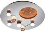 Φωτιστικό Οροφής Trio Lighting Zodiac 644810107 Νίκελ Ματ