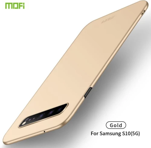 For Galaxy S10 5G MOFI Frosted PC Ultra-thin Hard Case(Gold) (MOFI) (OEM)
