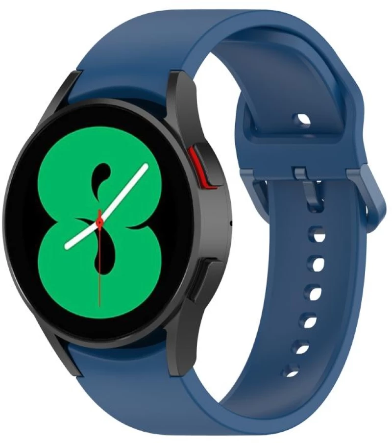 For Samsung Galaxy Watch 5 44mm Official Silicone Watch Band, Size:L(Dark Blue) (OEM)