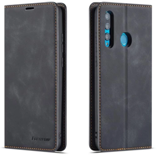For Huawei P Smart+ (2019) Forwenw Dream Series Oil Edge Strong Magnetism Horizontal Flip Leather Case with Holder & Card Slots & Wallet & Photo Frame(Black) (Forwenw) (OEM)