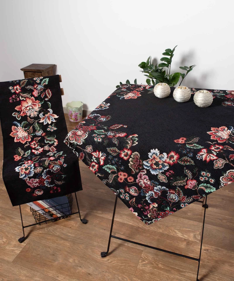 σετ 2τεμαχίων (100cm x 100cm + 40cm x 100cm) melania Silk Fashion