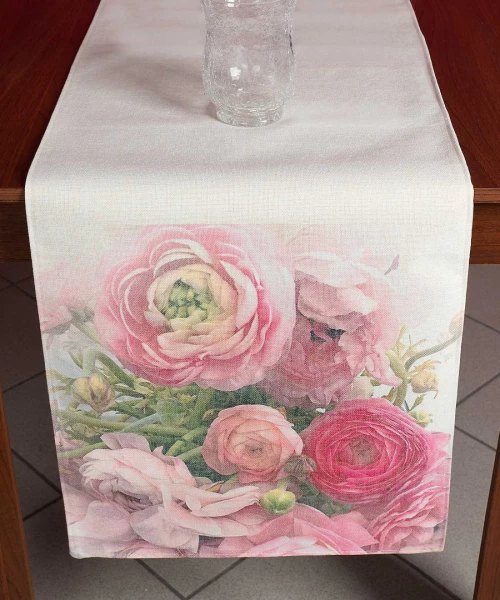 Τραβέρσα με στάμπα (45cm x 170cm) 030 Silk Fashion