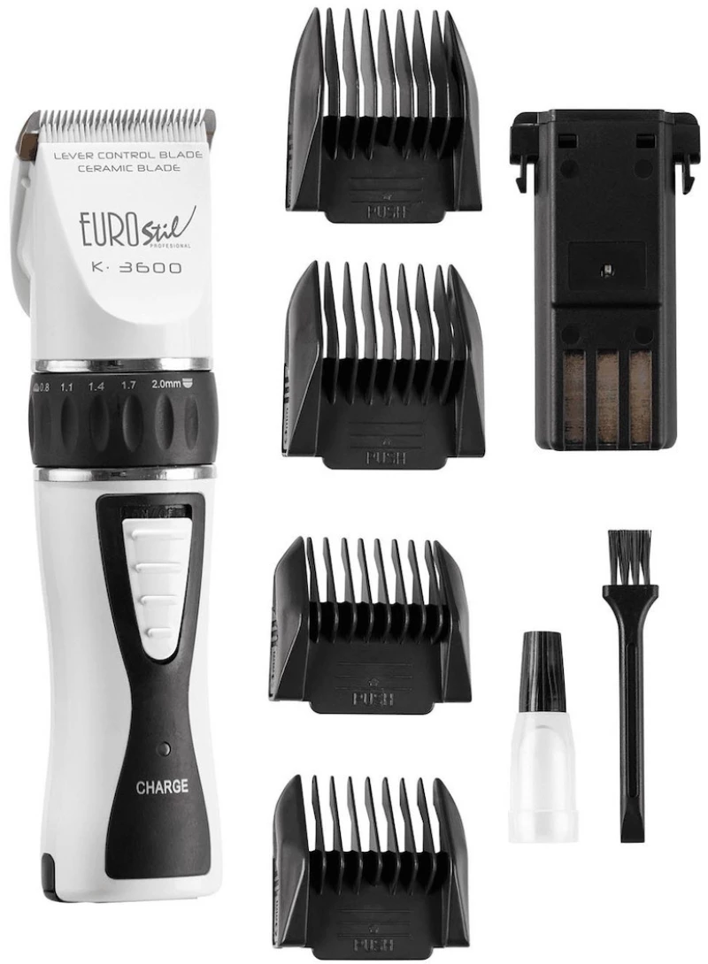 Eurostil K-3600 Cut Machine With Ceramic Hair Court White 03752