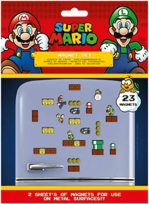 Pyramid International® Super Mario Mashroom Kingdom Set Μεταλλικά Μαγνητάκια Ψυγείου