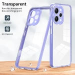 Back Cover 3 in 1 TPU Προστατευτική Θήκη Xiaomi Redmi 12 4G - Clear/ Purple OEM