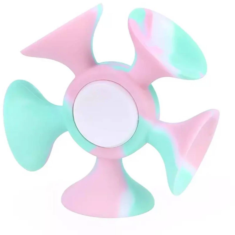 Multi Fidget Spinner 3 in 1 Όμπρε Ροζ