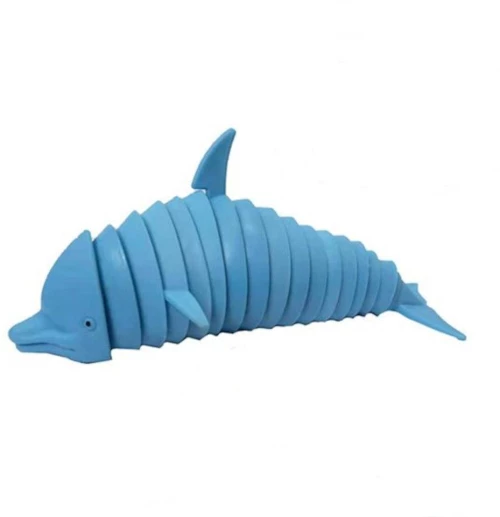 TY855lbl Fidget Toy Dolphin Γαλάζιο