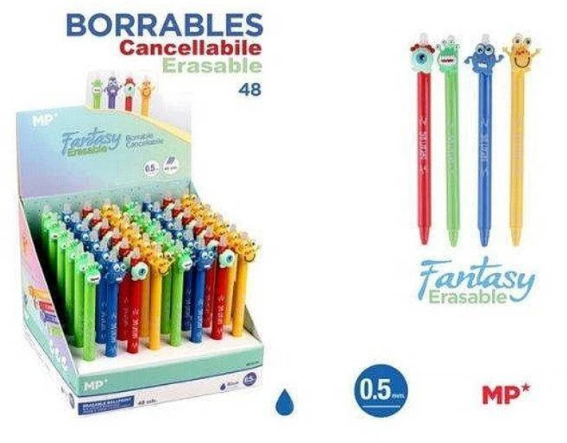 Στυλό Ball Pen 0.5mm ERASABLE “FANTASY (ΤΥΧΑΙΑ ΕΠΙΛΟΓΗ ΣΧΕΔΙΟΥ)