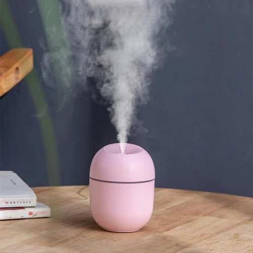 Disinfecting Humidifier USB Home Silent Bedroom Large Capacity Desktop Aroma Diffuser(Pink) (OEM)