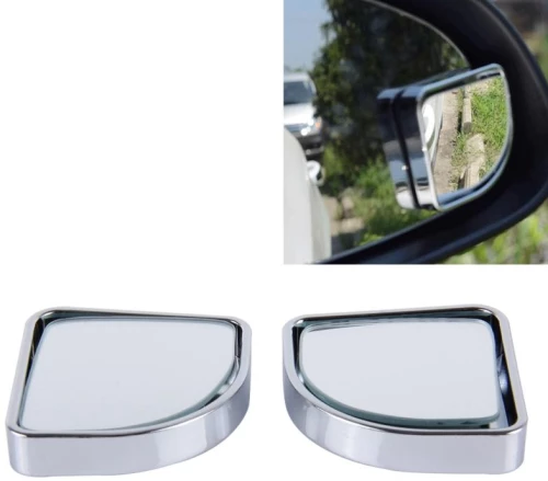 3R-015 2 PCS Car Blind Spot Rear View Wide Angle Mirror, Diameter: 5cm(Silver) (3R) (OEM)