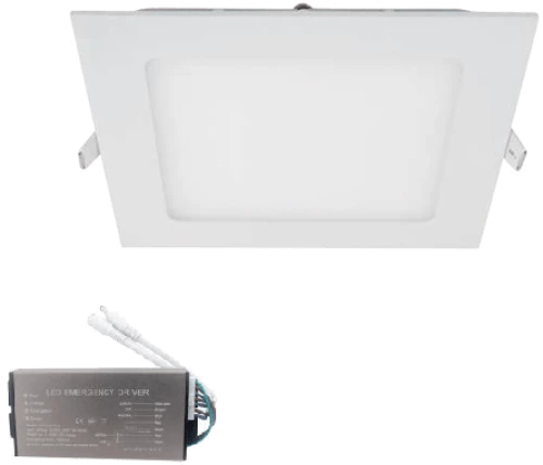 STELLAR LED ΠΑΝΕΛ ΤΕΤΡΑΓΩΝΟ ΧΩΝΕΥΤΟ 18W 2700K+ ΚΙΤ ΑΣΦΑΛΕΙΑΣ