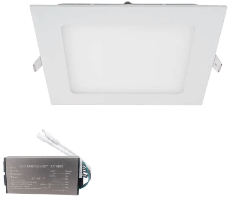 STELLAR LED ΠΑΝΕΛ ΤΕΤΡΑΓΩΝΟ ΧΩΝΕΥΤΟ 12W 6500K+ ΚΙΤ ΑΣΦΑΛΕΙΑΣ