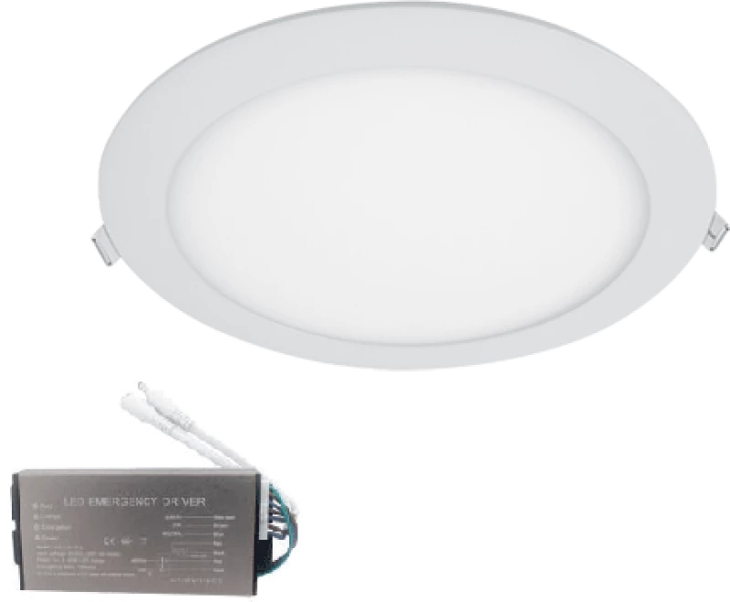 STELLAR LED ΠΑΝΕΛ ΣΤΡΟΓΓΥΛΟ ΧΩΝΕΥΤΟ 24W 4000K+ ΚΙΤ ΑΣΦΑΛΕΙΑΣ