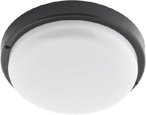 LED ΠΛΑΦΟΝΙΕΡΑ 15W 4000K IP54 ΜΑΥΡΟ