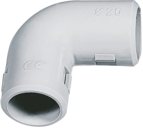 ΓΩΝΙΑ PVC 90° ΜΙΚΡΗ Ø20 IP40 EC