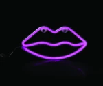 ΧΕΙΛΗ, 50 NEON LED ΛΑΜΠΑΚΙΑ ΜΕ ΜΠΑΤΑΡΙΑ (3xΑΑ)/USB, ΡΟΖ, IP20, 15*2.3*36