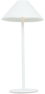 LED SMD TABLE BATTERY LUMINAIRE 3W 140LM 3.000K MATT WHITE 270° CRI80 IP54
