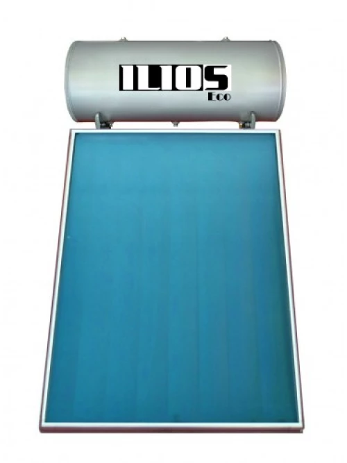 Ηλιακός Θερμοσίφωνας ILIOS Eco 120 / 1,5 τ.μ. - διπλής ενέργειας