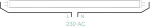T8 LED GLASS 18W SMD 1200LM YELLOW 320° 230V AC
