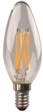 ΛΑΜΠΑ LED ΚΕΡΙ CROSSED FILAMENT 4.5W E14 4000K 220-240V