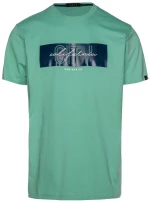 Snta T-shirt με Τύπωμα California City βεραμάν