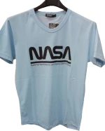 Μπλούζα ανδρική κοντομάνικη NASA γαλάζιο
