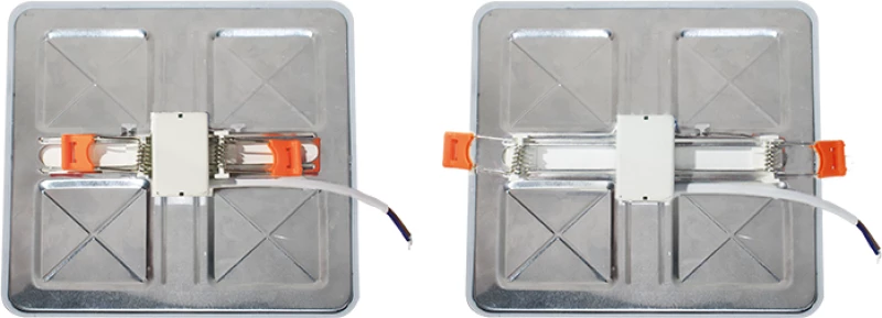 FLEXIBLE W SQUARE LED SLIM PANEL 9W 6000K 720Lm 230V Φ50-100 120° Ra80