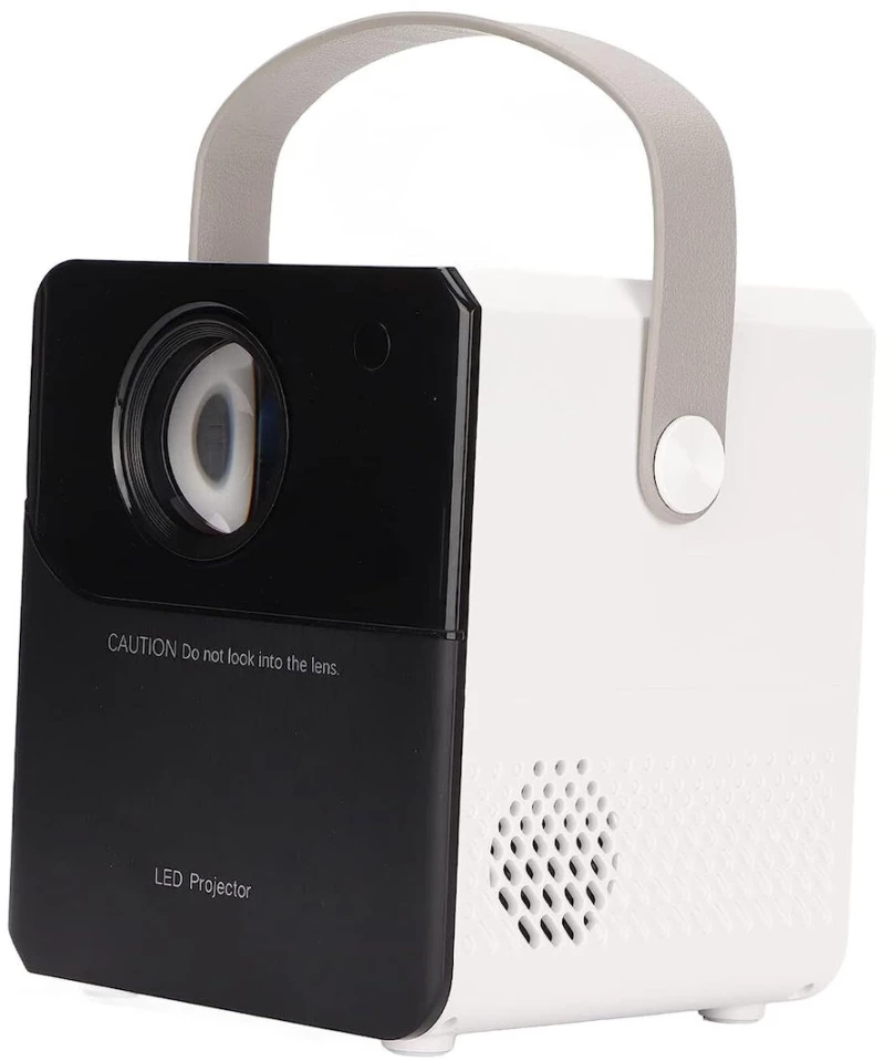 SD M800 Mini Projector Λάμπας LED με Ενσωματωμένα Ηχεία Λευκός